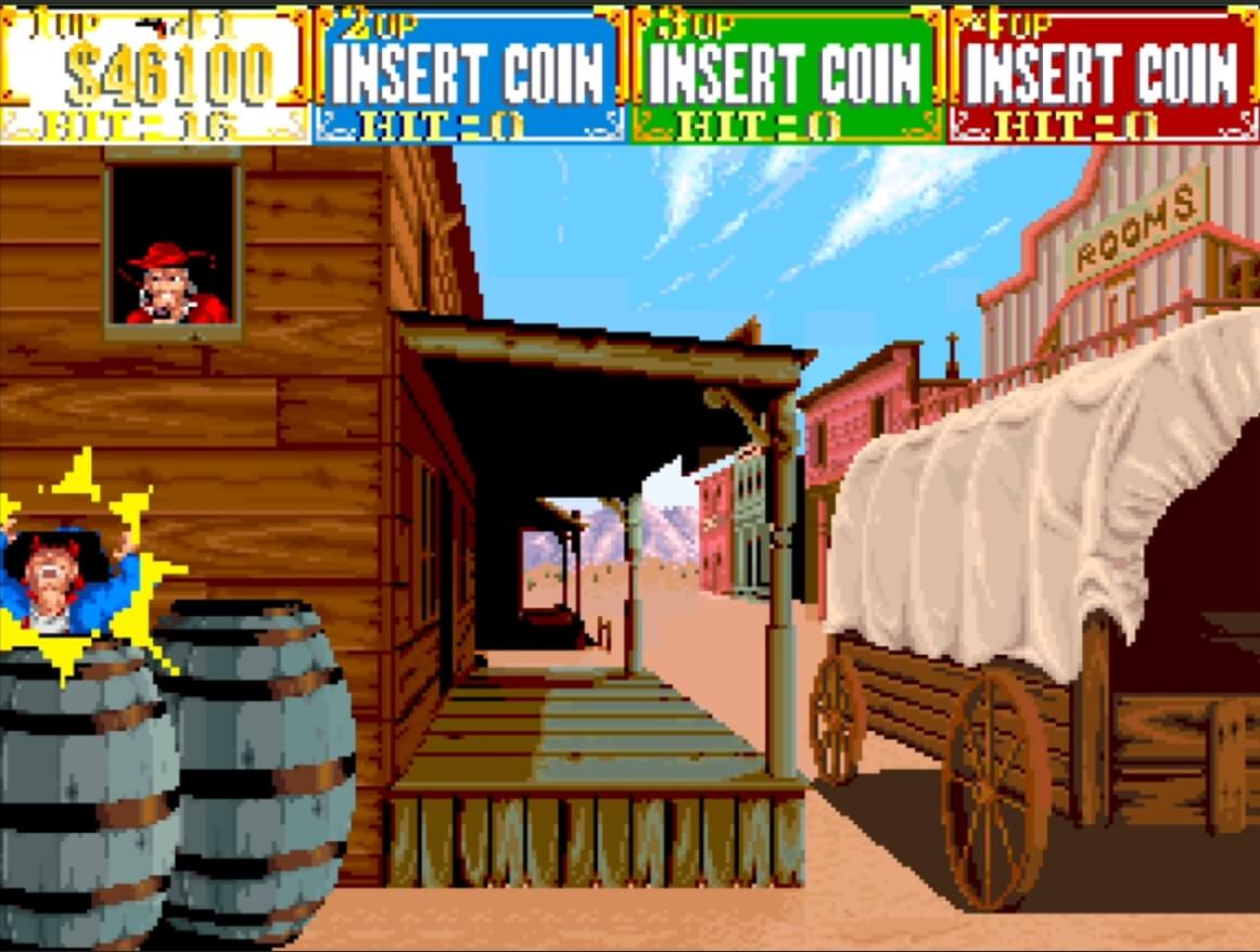 Sunset Riders - геймплей игры Arcade